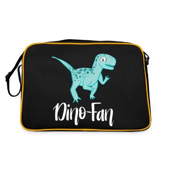 Dino Fan - Sac Retro - noir/or - Dos