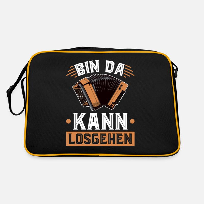 Bin Da Kann Losgehen, Steirische Harmonika Retro Tasche