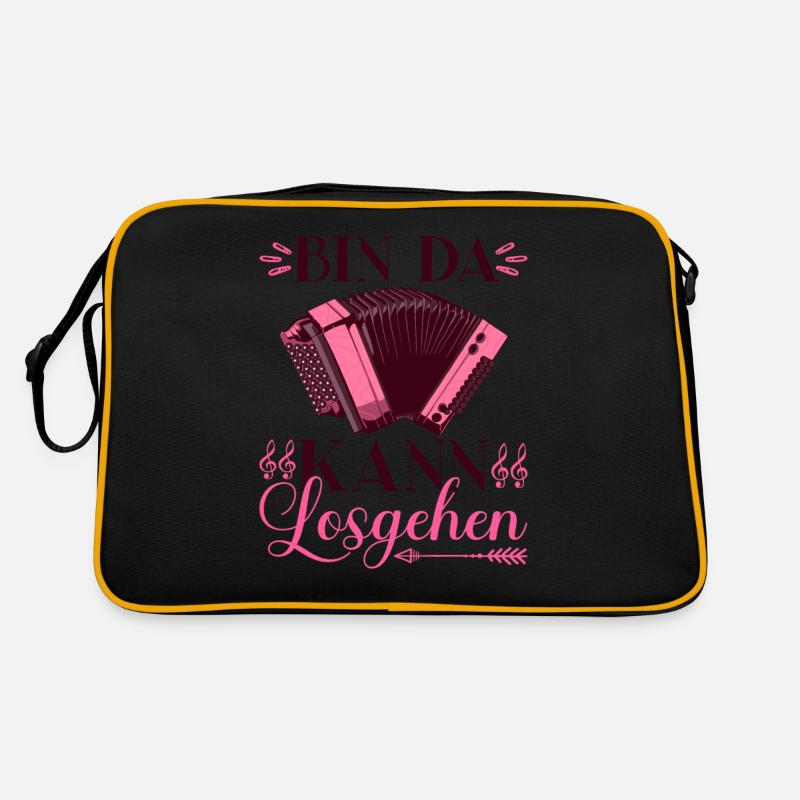 Bin Da Kann Losgehen, Steirische Harmonika Retro Tasche