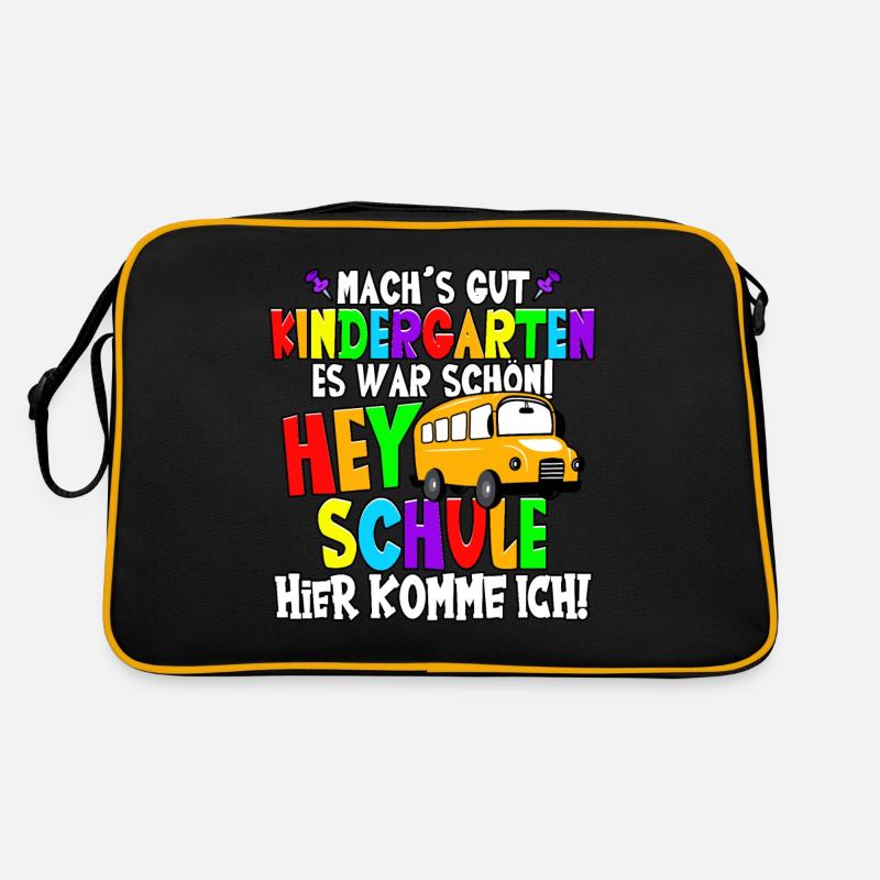 Machs gut Kindergarten Einschulung 1. Klasse Retro Tasche
