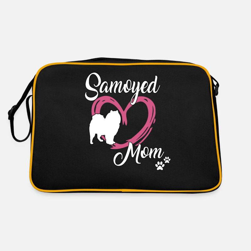 Samoyède Maman douce Samoyed maîtresse Gassi Sac Retro