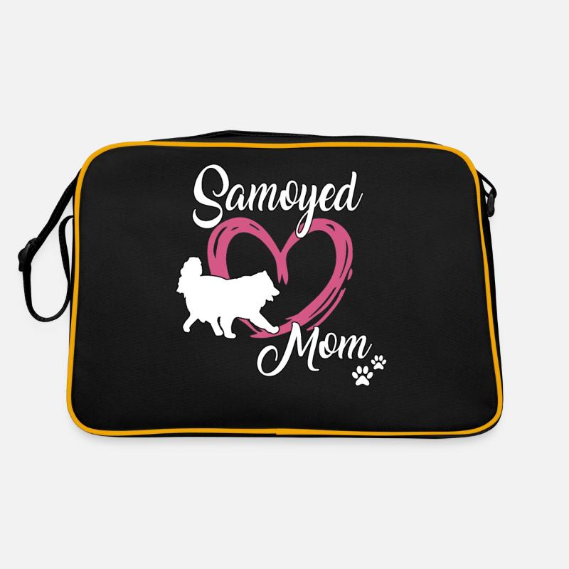 Samoyède Maman douce Samoyed maîtresse Gassi Sac Retro