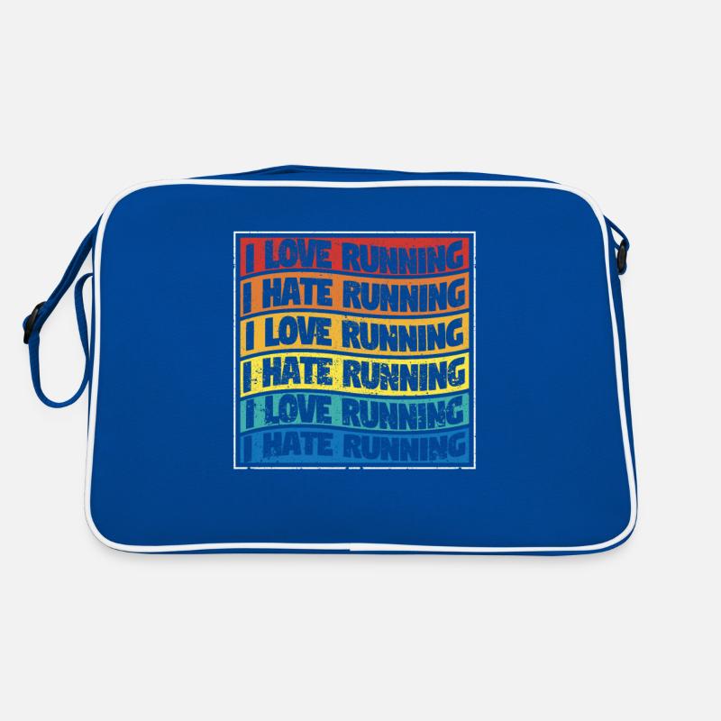 J’adore courir détester les coureurs amateurs de course Sac Retro