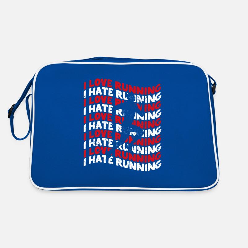 I love running hate runner lovers runner Retro Bag