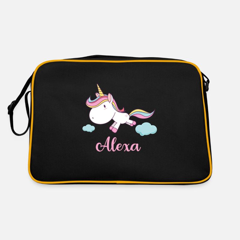 ALEXA Pink Unicorn Novelty Retro Tasche