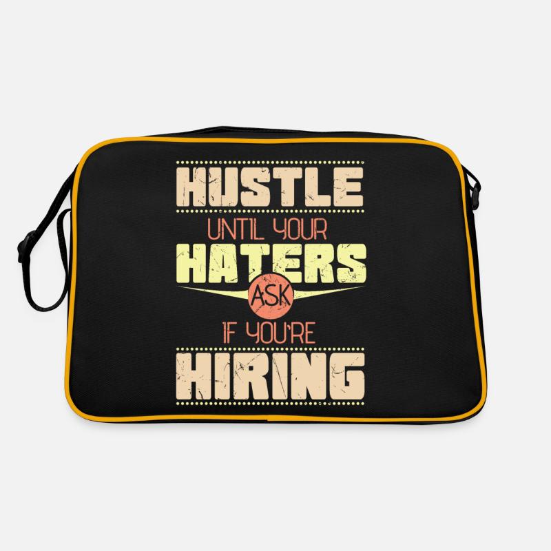 Hustle Haters Hiring Startup Founder Retro Bag