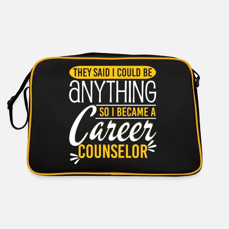 I Became A Career Counselor Retro Bag