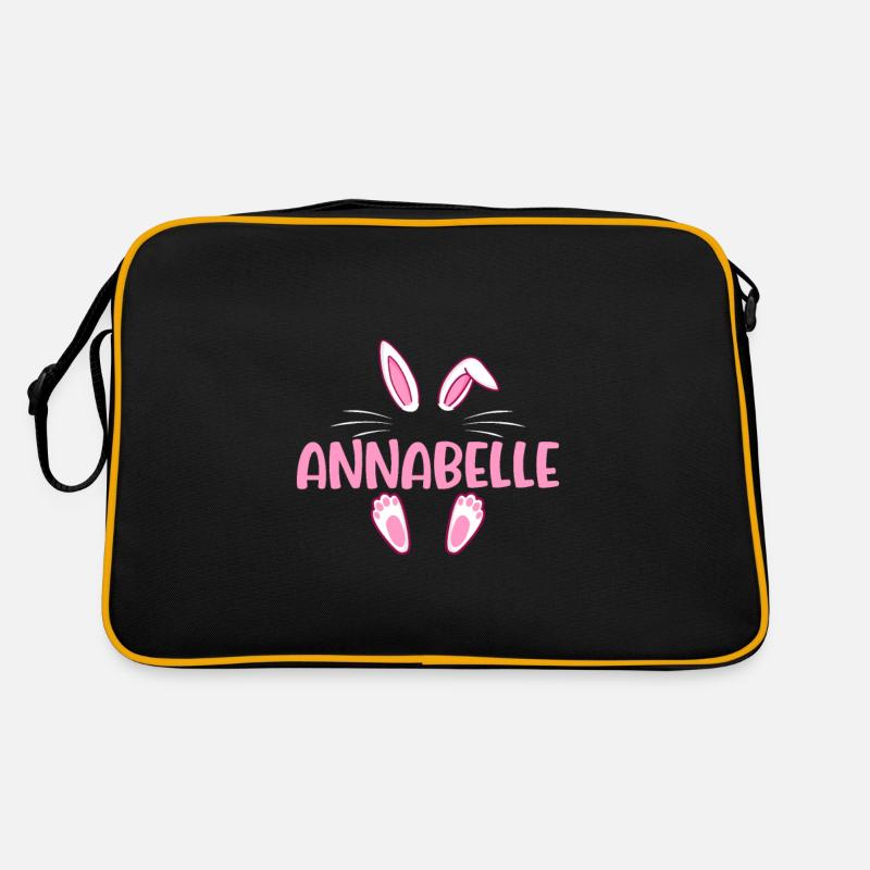 ANNABELLE Easter - Retro Bag - black/gold