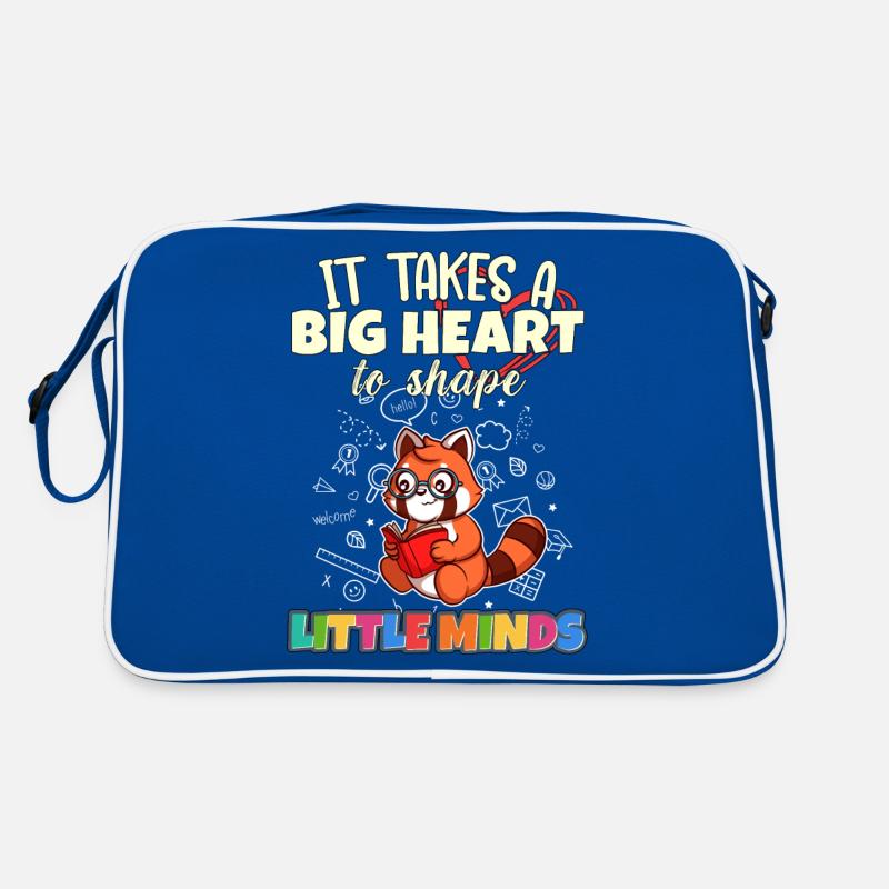 It Takes A Big Heart To Shape Little Minds Teacher Retro Bag