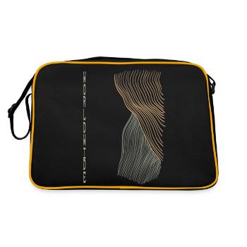 Worldwide Lines Art - Retro Bag - black/gold - Back