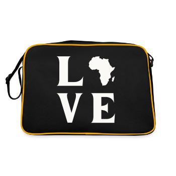 Aimer l’Afrique - Sac Retro - noir/or - Dos