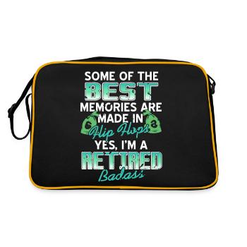Les meilleurs souvenirs sont faits dans le thé Flip Flops - Sac Retro - noir/or - Dos