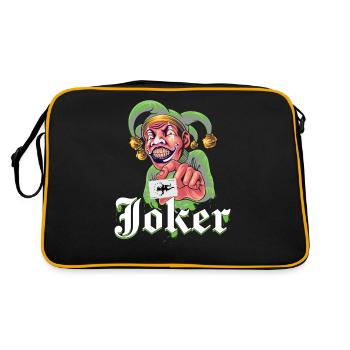 Joker avec carte à jouer - Sac Retro - noir/or - Dos