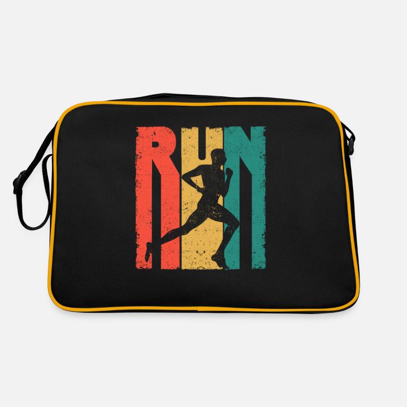 Running Retro Vintage Running Drôle Jogging Runner Sac Retro