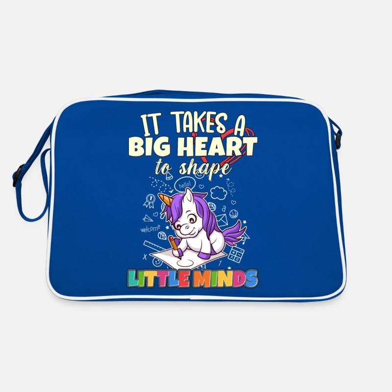 It Takes A Big Heart To Shape Little Minds Teacher Retro Bag