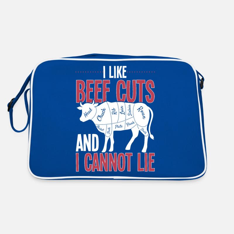 Beef Cuts And I Cannot Lie Meat Lover Retro Bag