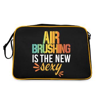Airbrushing New Sexy Cool Graffiti - Retro Bag - black/gold - Back