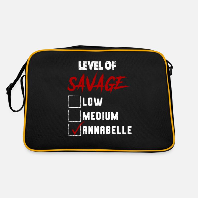 Level of Savage: ANNABELLE Checkmark Novelty Custo Retro Bag