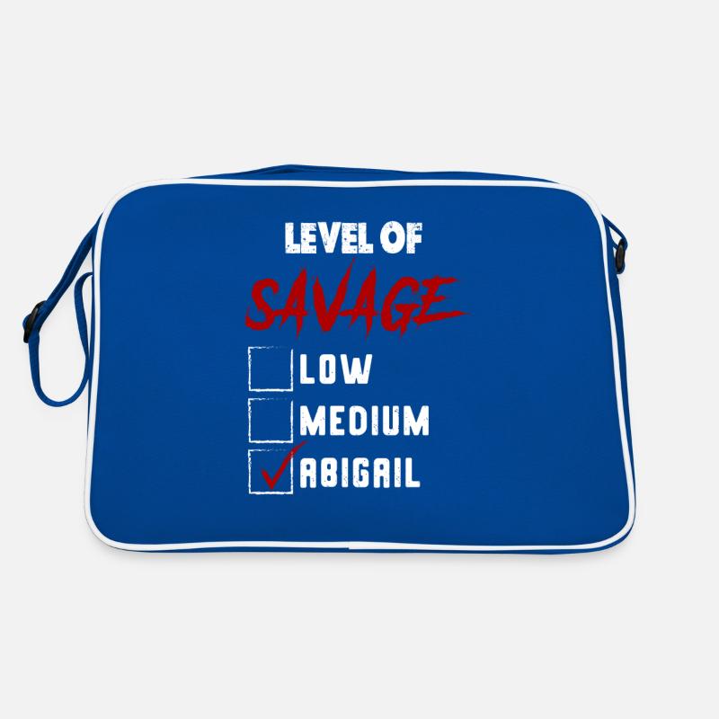 Niveau de Sauvage: ABIGAIL Checkmark Novelty Custom Sac Retro