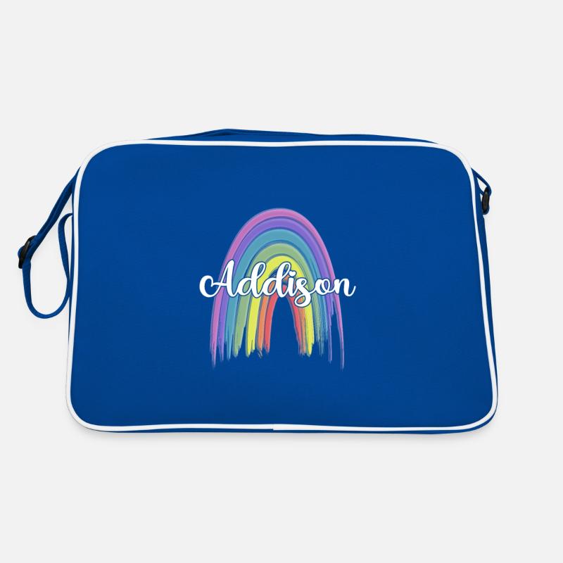 ADDISON Rainbow Cursive Retro Bag