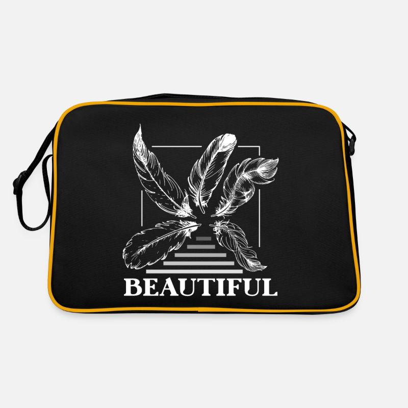 Federn Retro Tasche