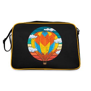 Tour en montgolfière Balloon Flying Retro Hot Air Balloon - Sac Retro - noir/or - Dos