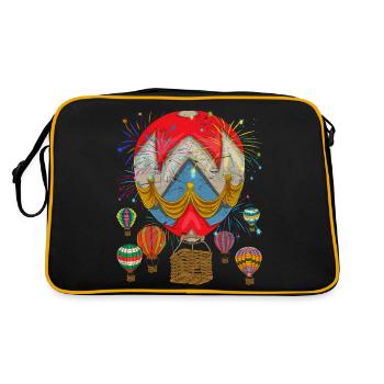 Ballon - Sac Retro - noir/or - Dos