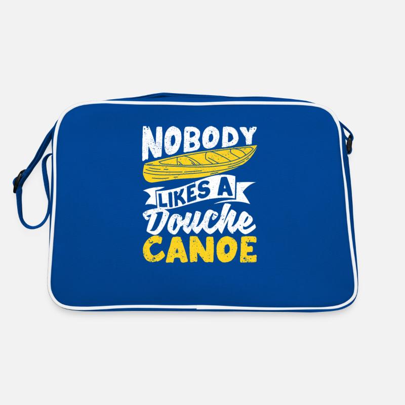 Fun Camping Canoeing Kayaking Nobody likes Retro Bag