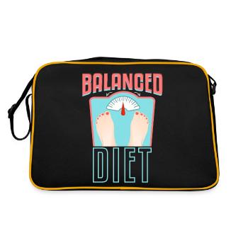 Balanced Diet - Retro Bag - black/gold - Back