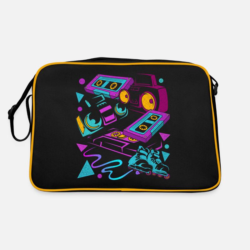 80s Music Gift Idea Cassette Retro Bag