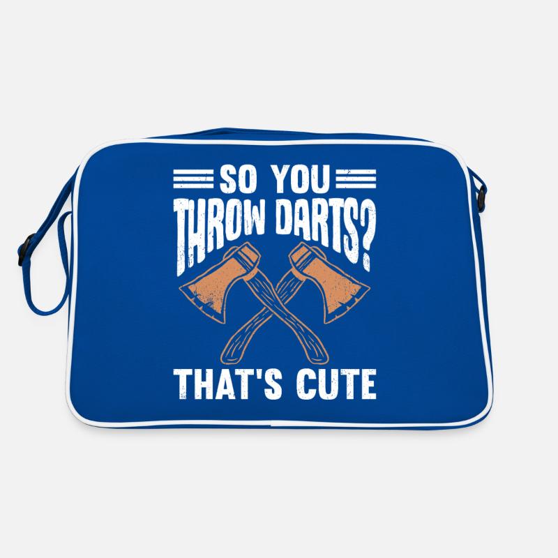 Alors vous lancez des fléchettes c’est mignon Sac Retro
