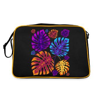 Plante d’intérieur Monstera Deliciosa Plante Monstera - Sac Retro - noir/or - Dos