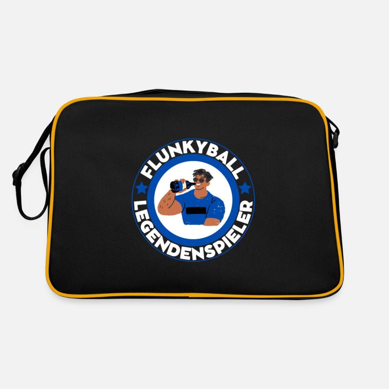 Flunkyball Bierball Trinkspruch Party Retro Tasche