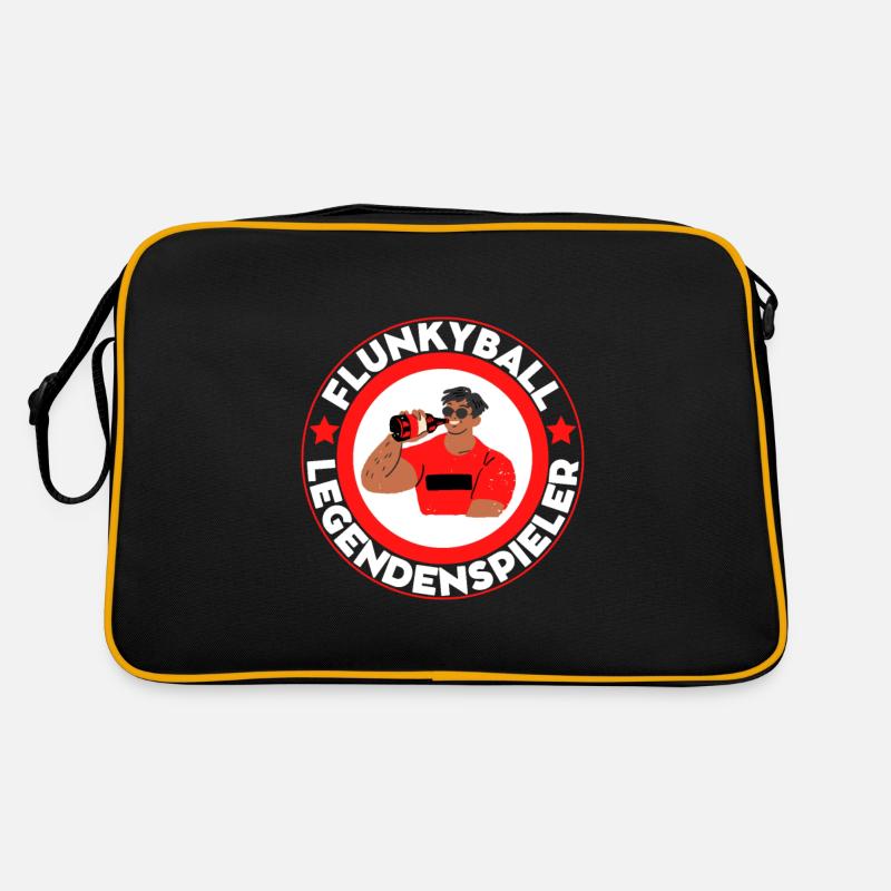 Flunkyball Bierball Trinkspruch Party Retro Tasche
