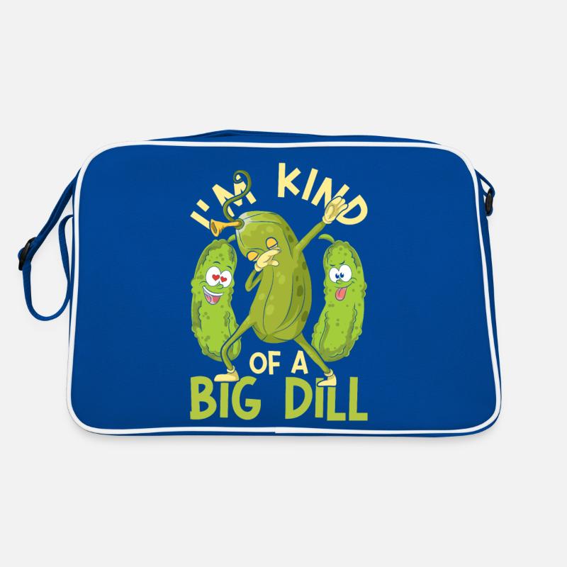 Funny Vegetable Gift Dabbing Cucumber Retro Bag