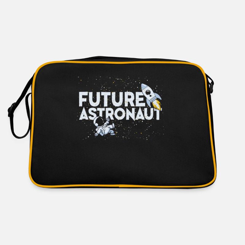 Astronaut Space Shuttle Planet Spacecraft Retro Bag