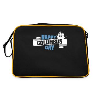 Jour de Christophe Colomb - Sac Retro - noir/or - Dos