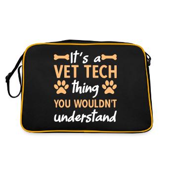 C’est une chose de technologie vétérinaire - Sac Retro - noir/or - Dos