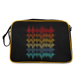 Onde sonore rétro - Sac Retro - noir/or - Dos