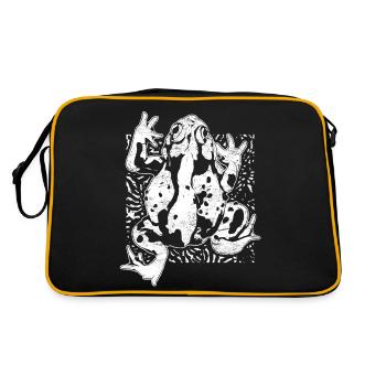 Crapaud - Sac Retro - noir/or - Dos