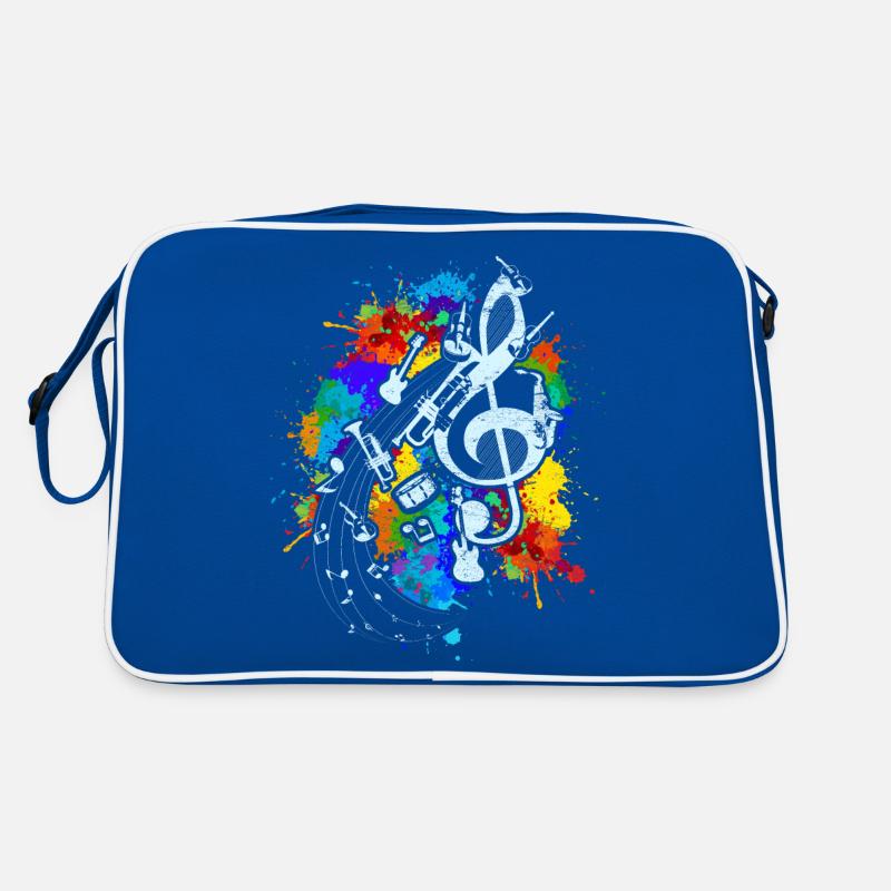 Violin keys Musical instruments Clef Retro Bag