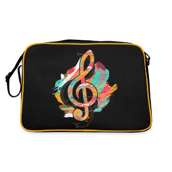 Clé - Sac Retro - noir/or - Dos