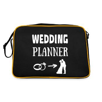 WEDDING PLANNER métier humour - Sac Retro - noir/or - Dos