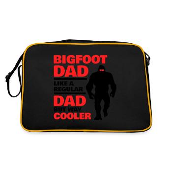 Papa Bigfoot - Sac Retro - noir/or - Dos