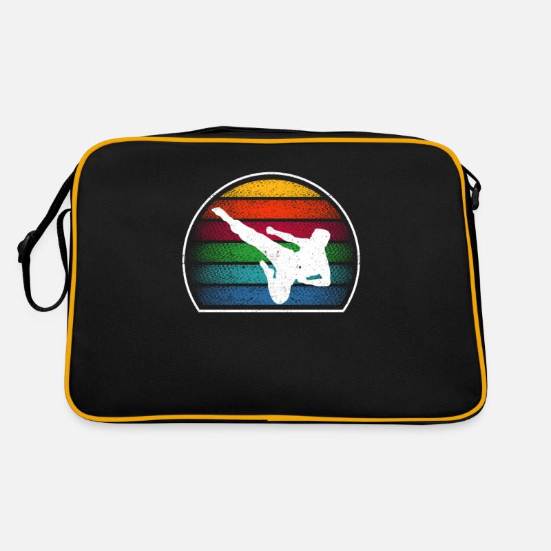 Karate Retro Sunset 80s Style Fight Retro Bag