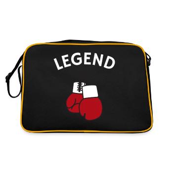 Boxing legend - boxer gift idea - Retro Bag - black/gold - Back