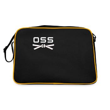 oss - idee cadeau judo - Sac Retro - noir/or - Dos