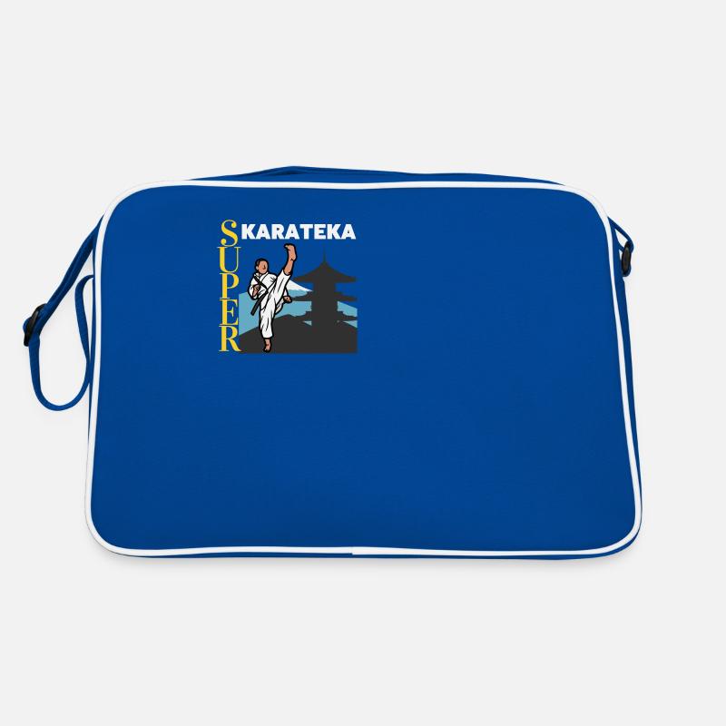Super Karateka - Karate Geschenkidee Retro Tasche