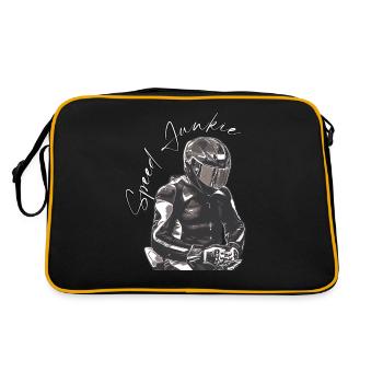Speed Junkie - Retro Bag - black/gold - Back