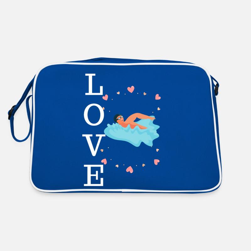 Comedy Schwimmen Retro Tasche
